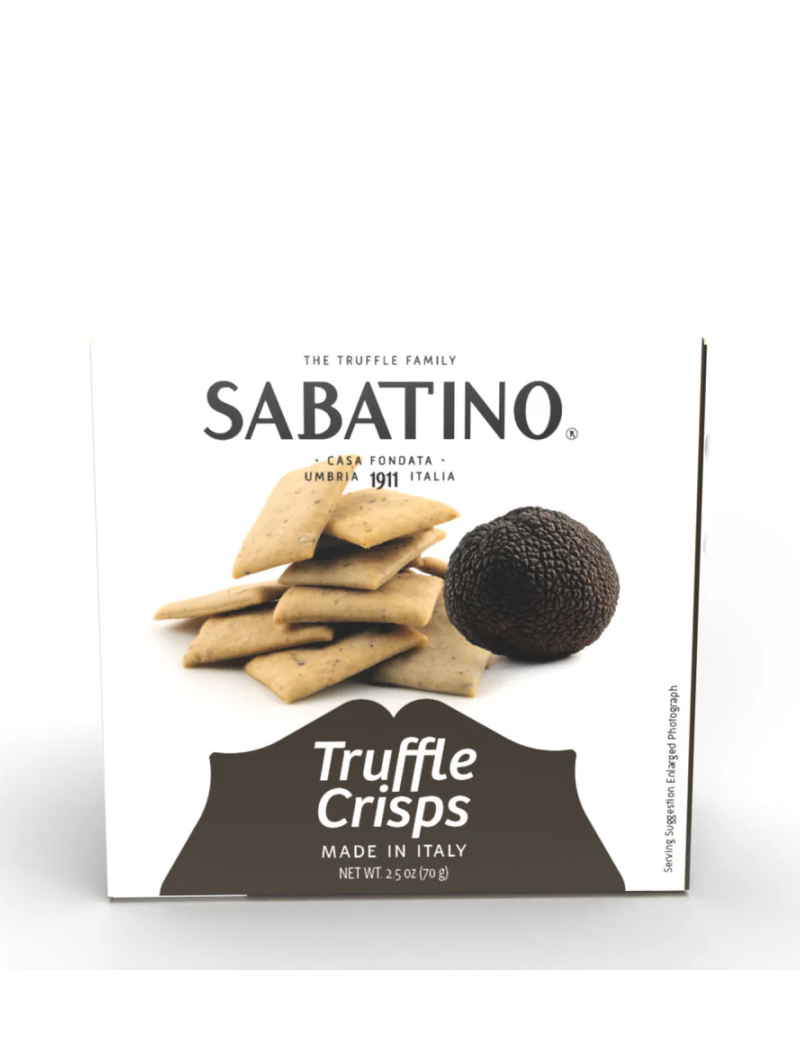 Sabatino itališki krekeriai su juodaisiais vasariniais trumais, 70g pakuotė