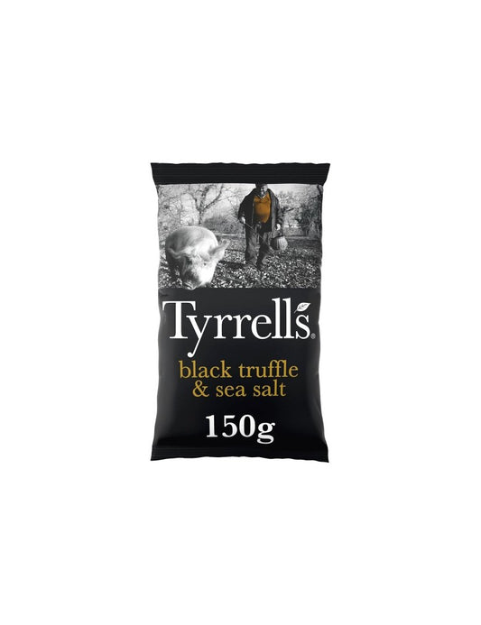 Juodųjų trumų ir jūros druskos skonio bulvių traškučiai Tyrrells