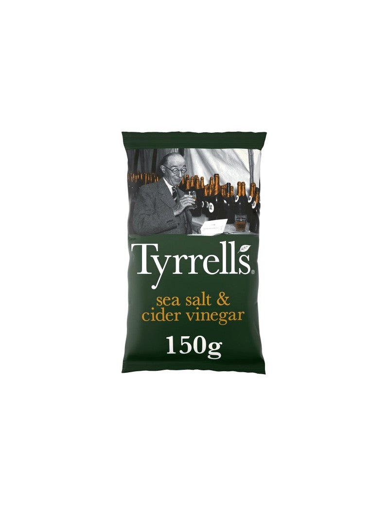 Jūros druskos Ir sidro acto skonio bulvių traškučiai Tyrrells