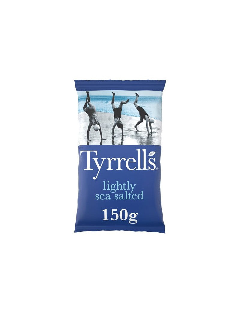 Lengvai jūros druska sūdyti bulvių traškučiai Tyrrells