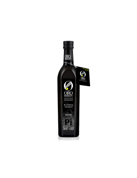 Oro Bailén Arbequina alyvuogių aliejus – aukščiausios kokybės pirmojo spaudimo alyvuogių aliejus iš Ispanijos su vaisiniu aromatu, obuolių, bananų ir migdolų natomis, puikiai tinkantis salotoms ir žuviai.